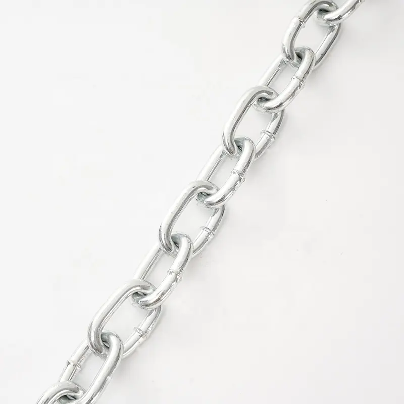 En iyi satış kaynaklı DIN766 çelik kısa galvanizli bağlantı zinciri
