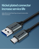 USB-IF Standard 56K Résistance USB C à USB 3.0 Câble 3A Charge Rapide QC3.0 QC4.0 Qualité Type C pour Mac PC Android Téléphone