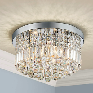 Lampu Gantung Kristal Led K9, Lampu Langit-langit Kristal Led, Lampu Hias, Lampu Gantung Kecil, Bisa Diredupkan, Kamar Tidur Mewah Eropa - Product Image 5