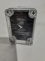 Dispositif de protection contre les foudres numériques d'extérieur avec compteur de foudres, écran LCD, installation en acier inoxydable, données de 5 ans