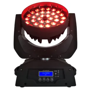 36x18W wash led stage light zoom 6in1 led moving head zoom led moving head wash light party Stage Disco Dj lighting Equipment