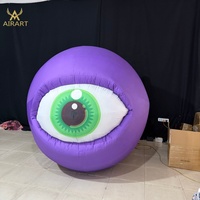 Ballon gonflable en forme d'œil de robot pour la décoration de festival de musique, ballons gonflables en forme d'œil d'alien, accessoires pour exposition technologique