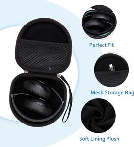 Étui rigide pliable pour écouteurs supra-auriculaires, étanche, en EVA, pour le rangement et le transport - Product Image 2