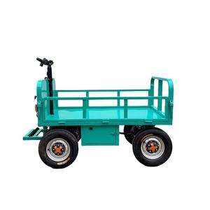 Sıcak satış prim dört tekerlekli elektrikli endüstriyel açık kasa kamyon araçları malzeme taşıma için depo şantiye çelik - Product Image 4