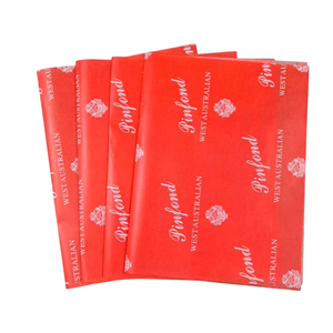 Customised White logo Black Wrapping Gift Silk Cotton <b>Tissue</b> <b>Paper</b> for Clothes Packaging - Product Image 1