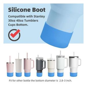 Kit de Décoration pour Gobelets et Accessoires pour Bouteilles d'Eau de 40 oz et 30 oz : Base en Silicone, Capuchon de Paille, Poignée et Sangle - Product Image 3