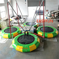 EASYFUN Trampoline gonflable 4-en-1 personnalisé en usine pour la vente et la location