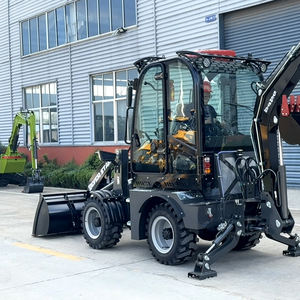 Minicargadora Retroexcavadora de Alta Gama Estilo Europeo TLB con Estabilizadores Angulados, Profundidad Máxima de Excavación de 2.43 Metros, Motor de Componente Principal - Product Image 4