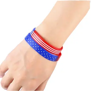 थोक रबर कंगन ठोस रंग सिलिकॉन Wristbands खाली खिंचाव सिलिकॉन Wristbands