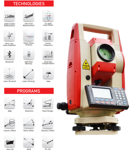 หน้าจอ LCD สี Kolida KTS-442UT กล้องวัดมุมแบบ Total Station พร้อมระบบ Reflectorless ระยะ 1000 เมตร ความแม่นยำ 2 วินาที - Product Image 4