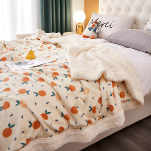 100% Polyester Super doux imprimé vison fausse fourrure flanelle polaire jeter couverture motif géométrique tissé pour le <span class=keywords><strong>confort</strong></span> d'hiver - Product Image 3