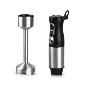Mixeur Plongeant Électrique en Acier Inoxydable avec Quatre Lames Puissantes Idéal pour les Smoothies, les Soupes et les Sauces - Product Image 5