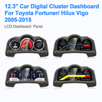 Desain Baru untuk Toyota Fortuner Hilux Vigo 2005 2015 Dashboard Speedometer Digital Cluster Auto Speedometer