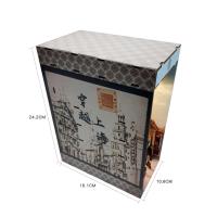 Kit de maison miniature LED Book Nook à faire soi-même pour maison de poupée, bibliothèque, petite maison, décoration d'étagère à livres, puzzle en bois 3D (Shanghai)