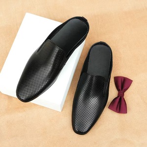2025 Trending Men's Summer Fisherman Slip-On <b>Flat</b> Sandals Breathable Leather Casual Walking Outdoor Slides - Product Image 6