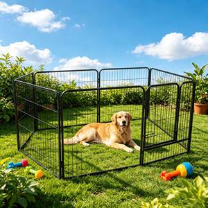 Cerca para Cães ao Ar Livre, Cerca para Animais de Estimação, Cerca de Isolamento, Para Cães Pequenos, Médios e Grandes, Gaiola para Animais de Estimação Interna - Product Image 4