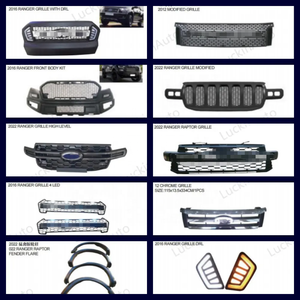 ชุดแต่งกันชนหน้า ไฟหน้า และชุดแต่งรอบคัน LuckinAuto สำหรับ <span class=keywords><strong>Ford</strong></span> Ranger 2022 รุ่น XL/<span class=keywords><strong>XLS</strong></span> เพื่ออัพเกรดเป็นชุดแต่ง RANGER WILDTRACK - Product Image 5