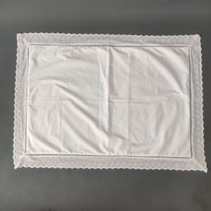 Funda de almohada bordada de algodón liso de buen proveedor - Product Image 4