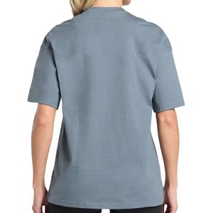 T-shirt pour femme en coton pur personnalisable à manches courtes pour l'été, coupe ajustée et ample - Product Image 2