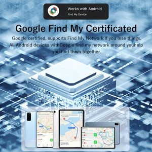 Traceur GPS intelligent Android Air Tracker avec application Google Find Hub, localisateur d'objets et d'animaux en plastique - Product Image 4
