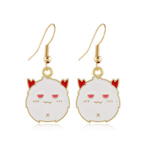 Halloween Creative Gold Plated Alloy Charm Earrings for Girls-Party &amp; Gift <strong>Dress</strong> up Accessories - Product Image 4