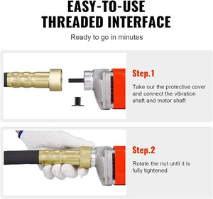 <span class=keywords><strong>Vibrator</strong></span> Beton Mini Portabel Listrik 110 Volt, <span class=keywords><strong>Vibrator</strong></span> Beton Genggam untuk Jarum Beton 35mm - Product Image 3