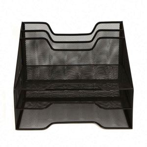 Chinese Factory <b>Top</b> Quality Best Price <b>Mesh</b> Desk File Organizer Letter Trays Mail Sorter Paper Holder <b>Mesh</b> Desk Organizer - Product Image 2