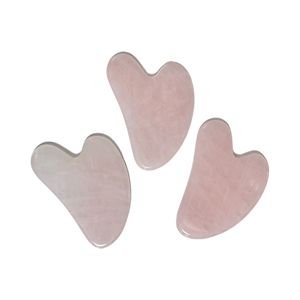 เครื่องมือนวดหน้าหยกต่อต้านริ้วรอยหินควอตซ์สีชมพู - Product Image 3