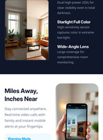 Nouvelle caméra intelligente compacte sans fil HD pour la maison, sans perçage, étanche IP66, caméra couleur intégrale