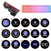 Projecteur LED de bienvenue pour portière, lampe d'ambiance modifiée pour VW Tiguan / Tiguan L / Tiguan X, 2007-2026