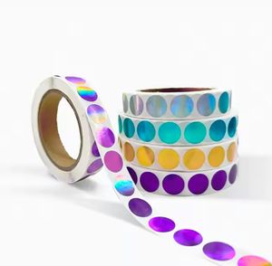 Rouleau d'autocollants holographiques à gratter personnalisés pour le bricolage Promotion de la sécurité Résistant à la chaleur Étanche Écologique - Product Image 3