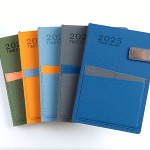 Carnet de notes A5 de luxe avec stylo, journal à couverture rigide personnalisable, idéal pour l'école et l'écriture manuscrite, collection 2026 en promotion - Product Image 3