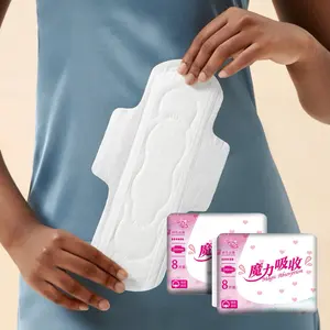 Eco-friendly 100% Biodegradable organic sanitary napkin feminine hygiene menstrual pads disposable sanitary towel