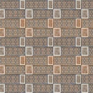 Azulejos de Cerámica Vitrificados Digitales con Patrón Floral Clásico y Elegante, 300x300mm, Decoración Moderna para Paredes de Baño y Cocina, Antideslizantes - Product Image 1