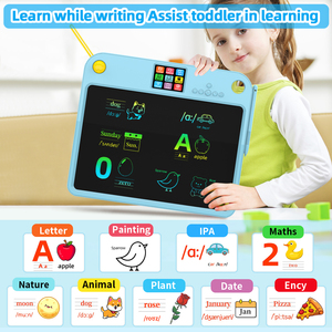 Regalos <span class=keywords><strong>de</strong></span> cumpleaños <span class=keywords><strong>de</strong></span> Navidad PARA NIÑOS 2 <span class=keywords><strong>en</strong></span> 1 aprendizaje y práctica tablero <span class=keywords><strong>de</strong></span> dibujo inteligente máquina <span class=keywords><strong>de</strong></span> aprendizaje <span class=keywords><strong>de</strong></span> plástico tableta LCD - Product Image 5