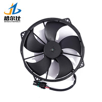 Ventilateur de refroidissement de radiateur en plastique HES VA75-A101-90A 12V pour VTT, 5500 tr/min, 2 broches, ajustement universel pour Polaris 2413007, débit d'air élevé, garantie 1 an