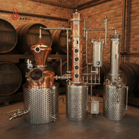 Colonne de distillation de whisky, rhum et spiritueux Boben de qualité supérieure, 100L 200L, équipement de distillation