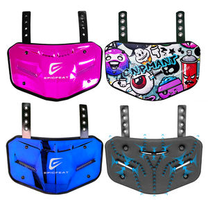 हेलोलीन फैक्टरी कस्टम फुटबॉल बैक प्लेट कंधे पर पैड अमेरिकी फुटबॉल रियर रक्षक वयस्कों और बच्चों के लिए - Product Image 3