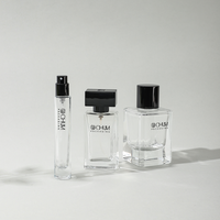 Sıcak satış lüks taşınabilir seyahat parfüm şişesi mat özel Logo 10ml 30ml 50ml benzersiz cam ücretsiz örnek kıvrım sprey pompası