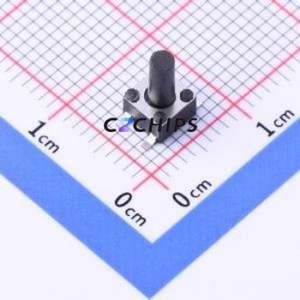 TD-1150SR-8.0H-250 Tactile Switch SMD-4P,4.5x4.5mm Switch Single Pole Single Throw Round Button 2.5N Vertical Mount - Product Image 1