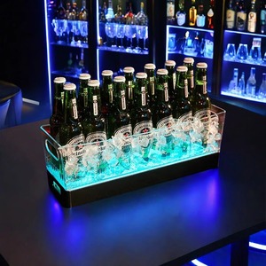 Hielera LED RGB FMS para Bar y KTV - Enfriador Acrílico Premium que Cambia de Color - Product Image 2