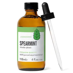 Supply Food Grade Natural Spearmint Oil Green Peppermint Essential Oil 8008-79-5
