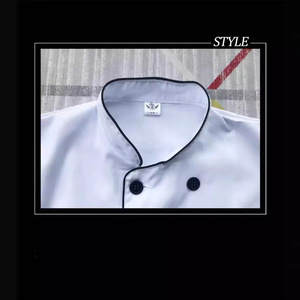 Divise <span class=keywords><strong>da</strong></span> Chef per Uomo e Donna a Maniche Medie per Tutte le Stagioni, Uniformi per Sala <span class=keywords><strong>da</strong></span> Pranzo, Ristorante e <span class=keywords><strong>Bar</strong></span> - Product Image 4