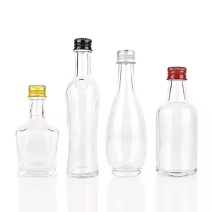 Bouteille en verre de 50ml avec bouchon anti-fuite joint thermorétractable couvercle en aluminium argenté pour vin alcool gingembre coups <span class=keywords><strong>Tequila</strong></span> - Product Image 6