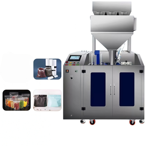 Machine de remplissage verticale de poudre, machine de remplissage de poudre à vis sans fin pour détergent et lessive en poudre - Product Image 1