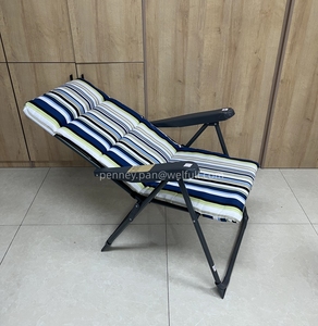<span class=keywords><strong>Tumbona</strong></span> <span class=keywords><strong>Plegable</strong></span> de Acero Acolchada para Playa, OEM, Reclinable, Respaldo Alto, Cómoda, para Jardín, <span class=keywords><strong>con</strong></span> Colchón y Reposabrazos - Product Image 5
