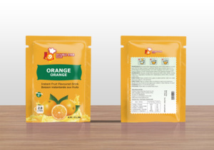 10g Polvo para Bebida Instantánea con Sabor a Frutas, Polvo de Zumo de Naranja, Piña, Plátano, Uvas, Fresa, Cajas, Bolsas, Venta al por Mayor - Product Image 2