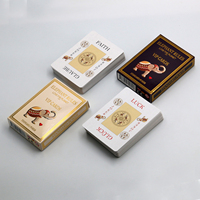 Cartes à jouer de haute qualité, taille standard poker, design personnalisé, coffret double, finition brillante, cartes de poker