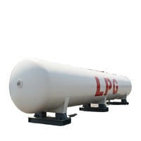 Tangki Penyimpanan LPG Horizontal 20m³ Bersertifikasi ASME, Mudah Dioperasikan, Baru