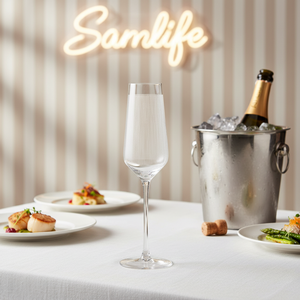 Flûtes à <span class=keywords><strong>champagne</strong></span> en cristal soufflé et taillé à la main Samlife-FL26063 Premium - Product Image 2